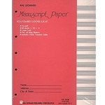 Standard Loose Leaf Manuscript Paper (Pink)