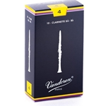 Vandoren CR104_36151 VAND Bb CLAR REED #4     10/BX