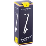 Vandoren CR123_36164 VAND BASS/CLAR REED #3    5/BX