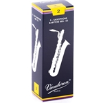 Vandoren SR242_36249 VAND BARITONE SAX REED #2 5/BX