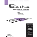 Achievement Skill Sheet No. 4, One-Octave Minor Scales & Arpeggios Piano