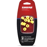 Shure EAYLF1-10 Yellow Foam Sleeves