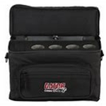 Gator Cases SH-MICBAG04 Gator 4 Pack Mic Bag