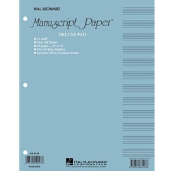 Manuscript Paper Deluxe Pad (Blue)