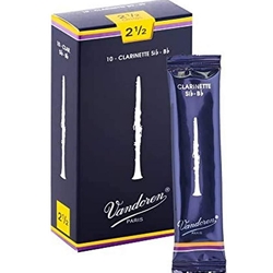 Vandoren CR1025_36148 VAND Bb CLAR REED #2-1/2 10/BX