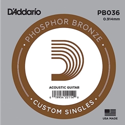 D'Addario PB036_06970 D'ADDARIO PHOS BRZ GAUGE