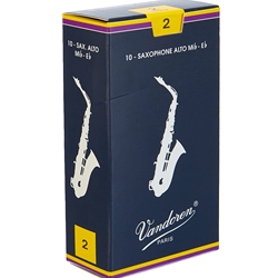 Vandoren SR212_36232 VAND ALTO SAX REED #2    10/BX