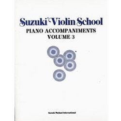 Suzuki Violin Piano Acc. Vol 3