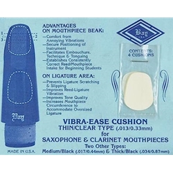 Bay 2427 Vibra-Ease Mpc Cushion thin/clear (Pkg 4)