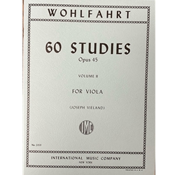 Wohlfahrt 60 Studies Viola Vol 2