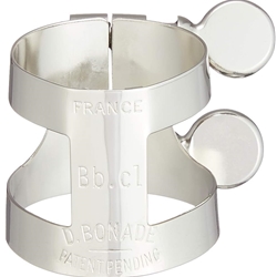 BONADE 2250US Ligature, Bb Clarinet, Bonade Inverted, Silver Plated