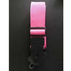 Generic PS3PK_91442 PINK POLY/COTTON GUITAR STRAP