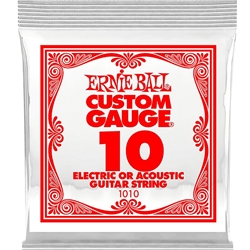 1010 Ernie Ball Plain Steel .010 Single