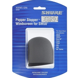 A58WS-GRA Shure Gray Mic Windscreen