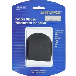 A58WS-BLK Shure Mic Windscreen Black