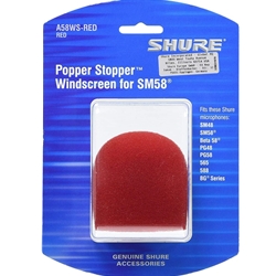 A58WS-RED Shure Red Mic Windscreen