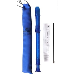 SRE-80TB Suzuki Soprano Recorder (Blue)