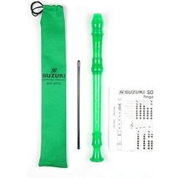 SRE-80TG Suzuki Soprano Recorder (Green)