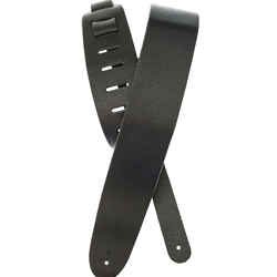 D'Addario 25BL00 Black Leather Gtr Strap