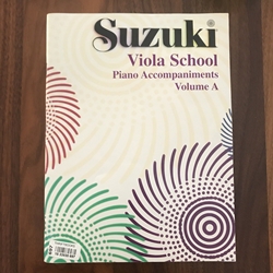 Suzuki Viola School Piano Acc Vol A